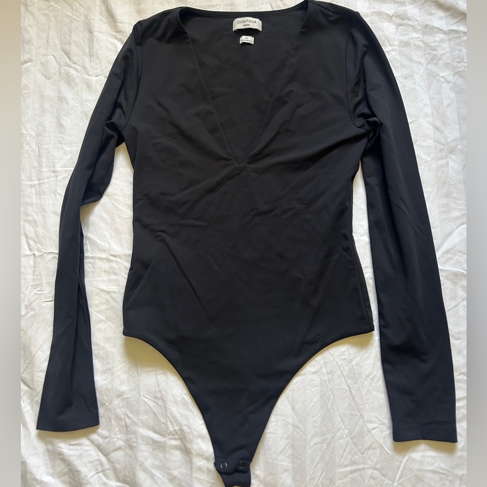 Aritzia Contour Black Bodysuit